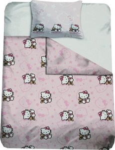 Housse de couette hello kitty 140 x 200cm