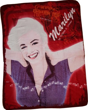 Plaid polaire Marilyn Monroe