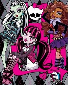 Plaid polaire Monster High