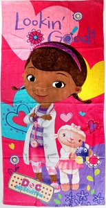 Serviette de plage  Doc mc stuffins  70 x 140cm