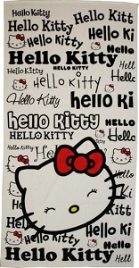Serviette de plage Hello Kitty 150 x 75cm
