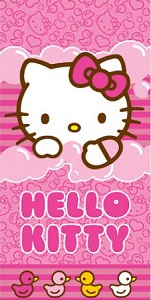 Serviette de plage Hello Kitty 70 x 140cm