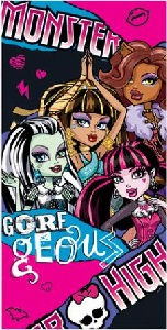 Serviette de plage Monster High 70 x 140cm