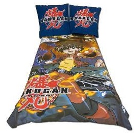 Parure Housse de couette Bakugan 140 x 200cm