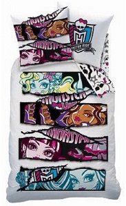 Housse de couette monster high 160x200cm