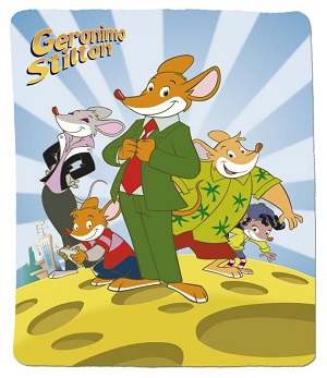 Plaid polaire Geronimo Stilton