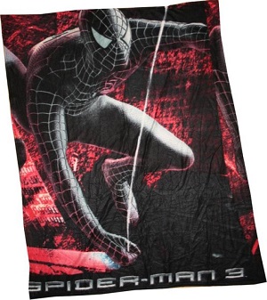 Plaid polaire spiderman 3